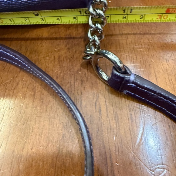 Coach Metallic Purple Crossbody Bag - Picture 8 of 12